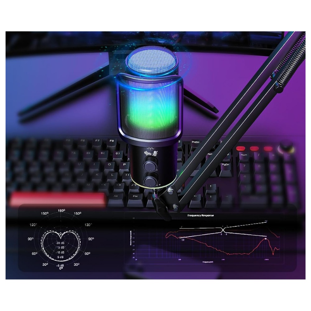 Micrófono USB Condensador PRO con Brazo Articulado - My Store